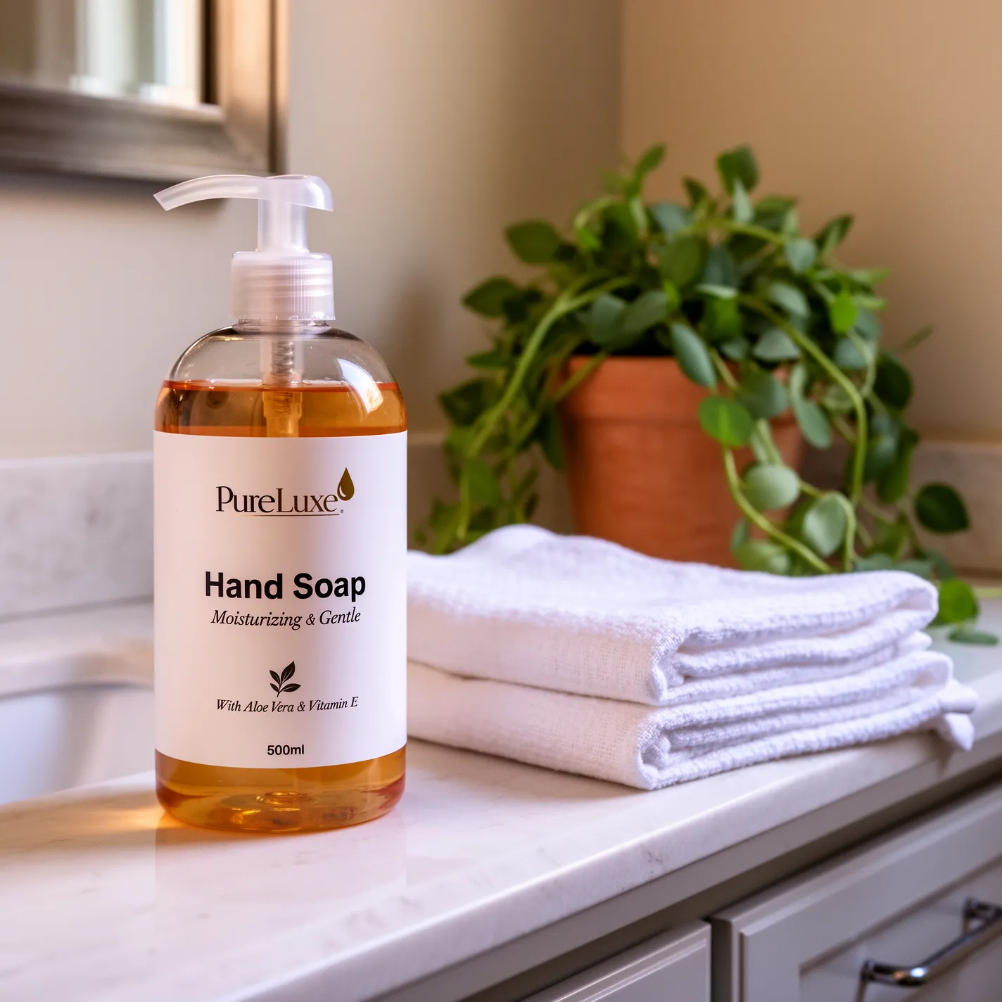Lifestyle scene — hand-soap